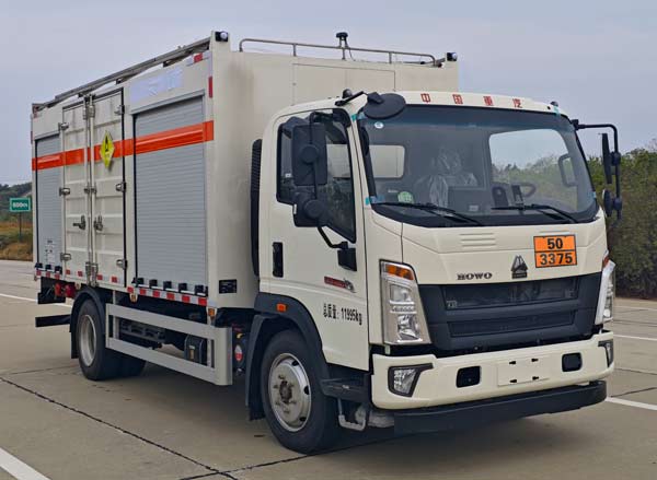 永利科工牌NLY5120THR現(xiàn)場混裝乳化炸藥車