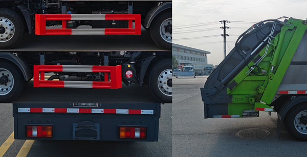 壓縮式垃圾車圖片