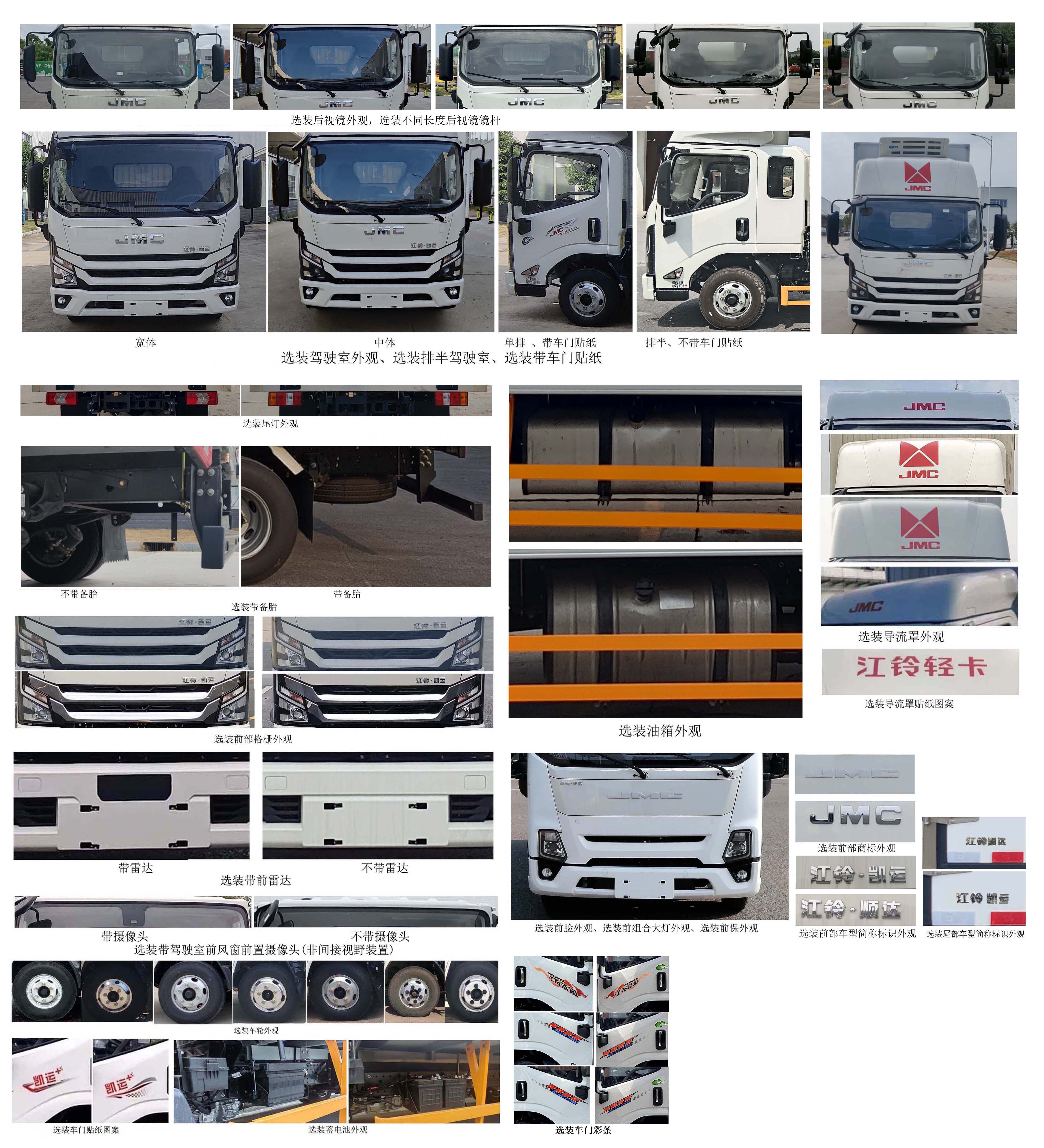 江鈴牌JX5044XLCTGC26冷藏車公告圖片