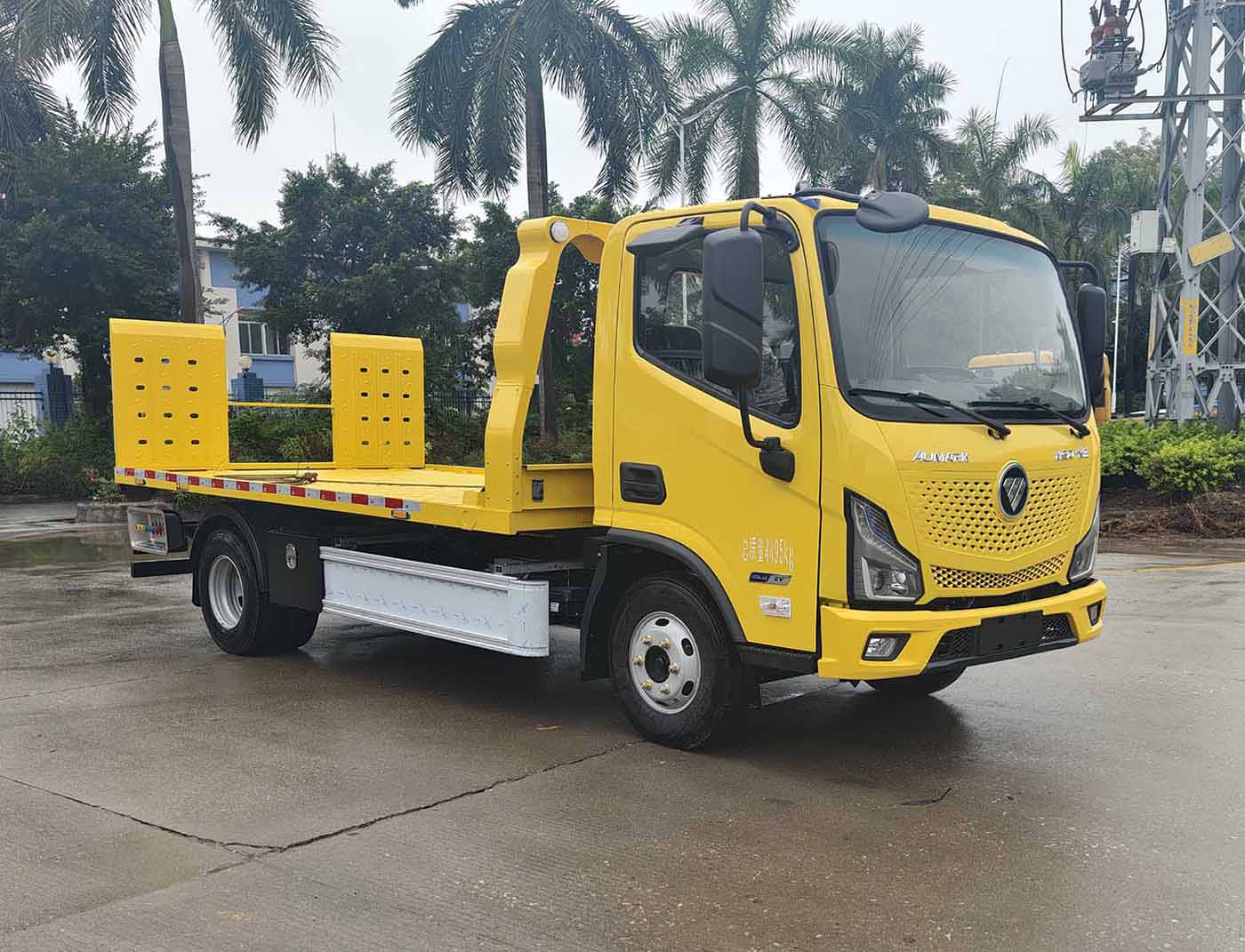 粵海牌YH5040TQZ186PBEV純電動清障車公告圖片