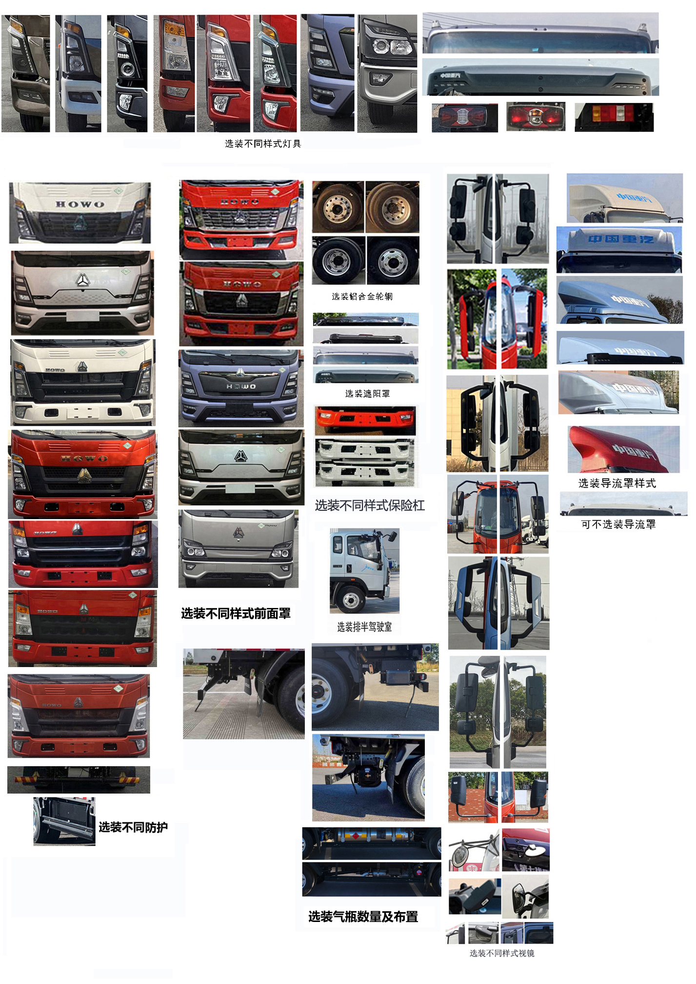 豪沃牌ZZ5047CCYF3515F145CL倉柵式運輸車公告圖片