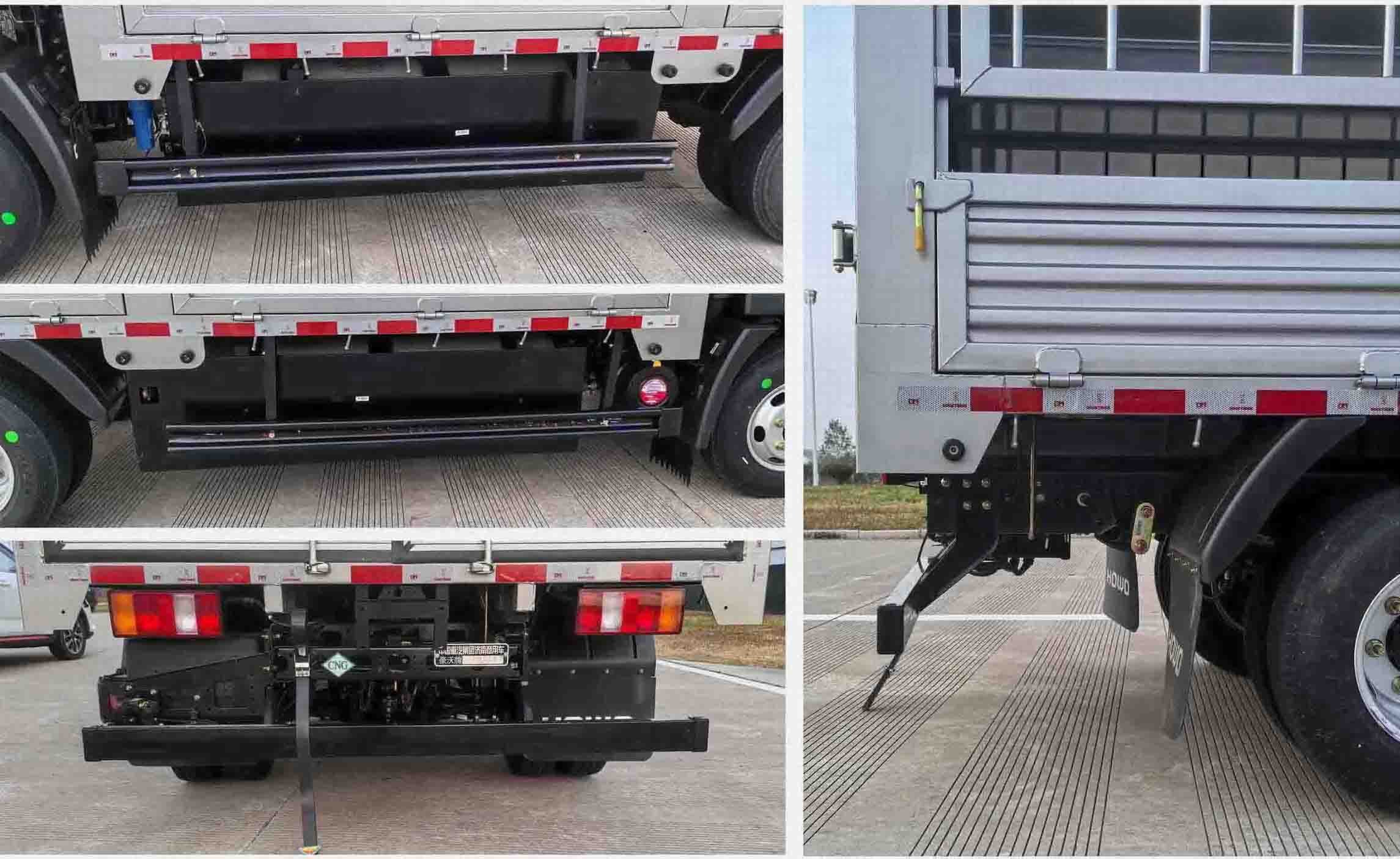 豪沃牌ZZ5047CCYF3515F145CL倉柵式運輸車公告圖片