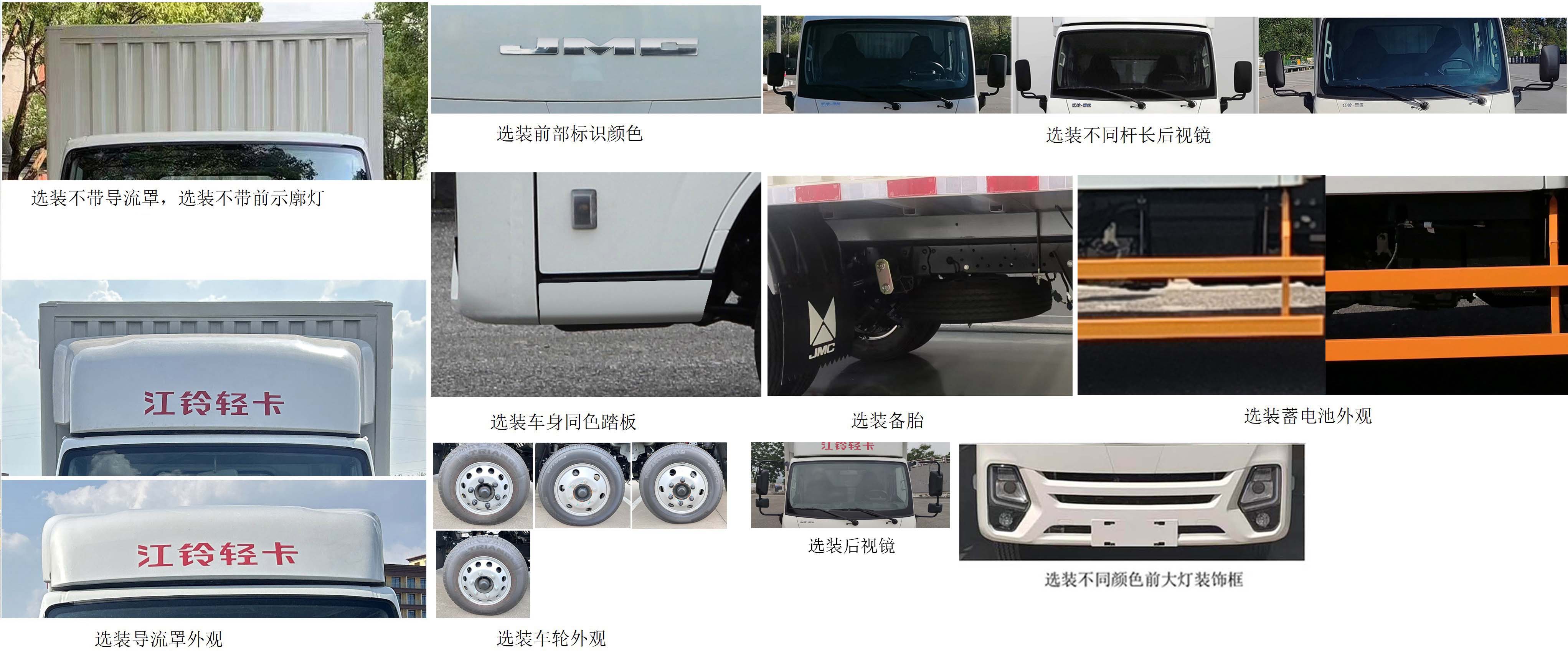 江鈴牌JX5041XXYTSCL26廂式運(yùn)輸車公告圖片