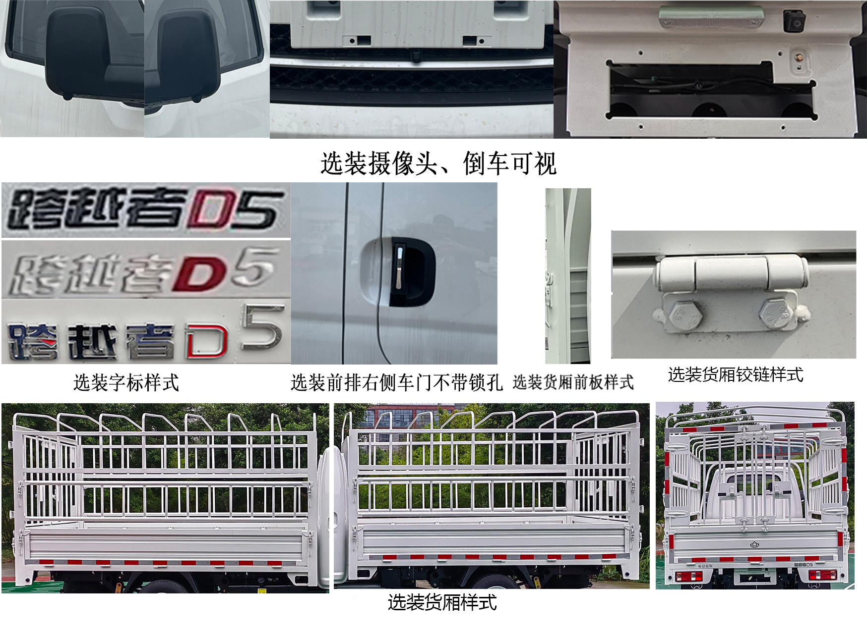 長安牌CKS5032CCYD5FS6B2倉柵式運(yùn)輸車公告圖片