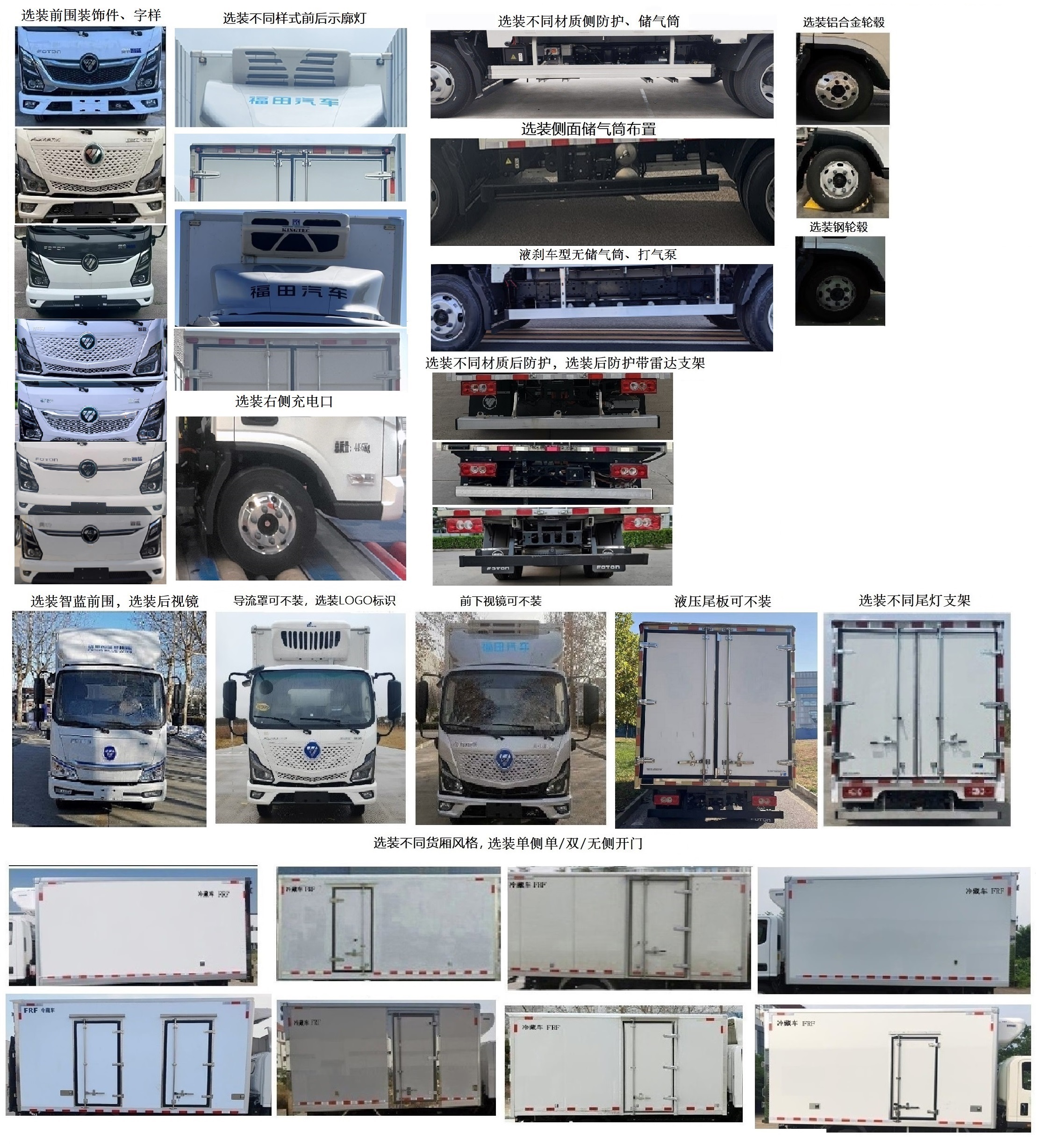 福田牌BJ5045XLCEVN純電動冷藏車公告圖片