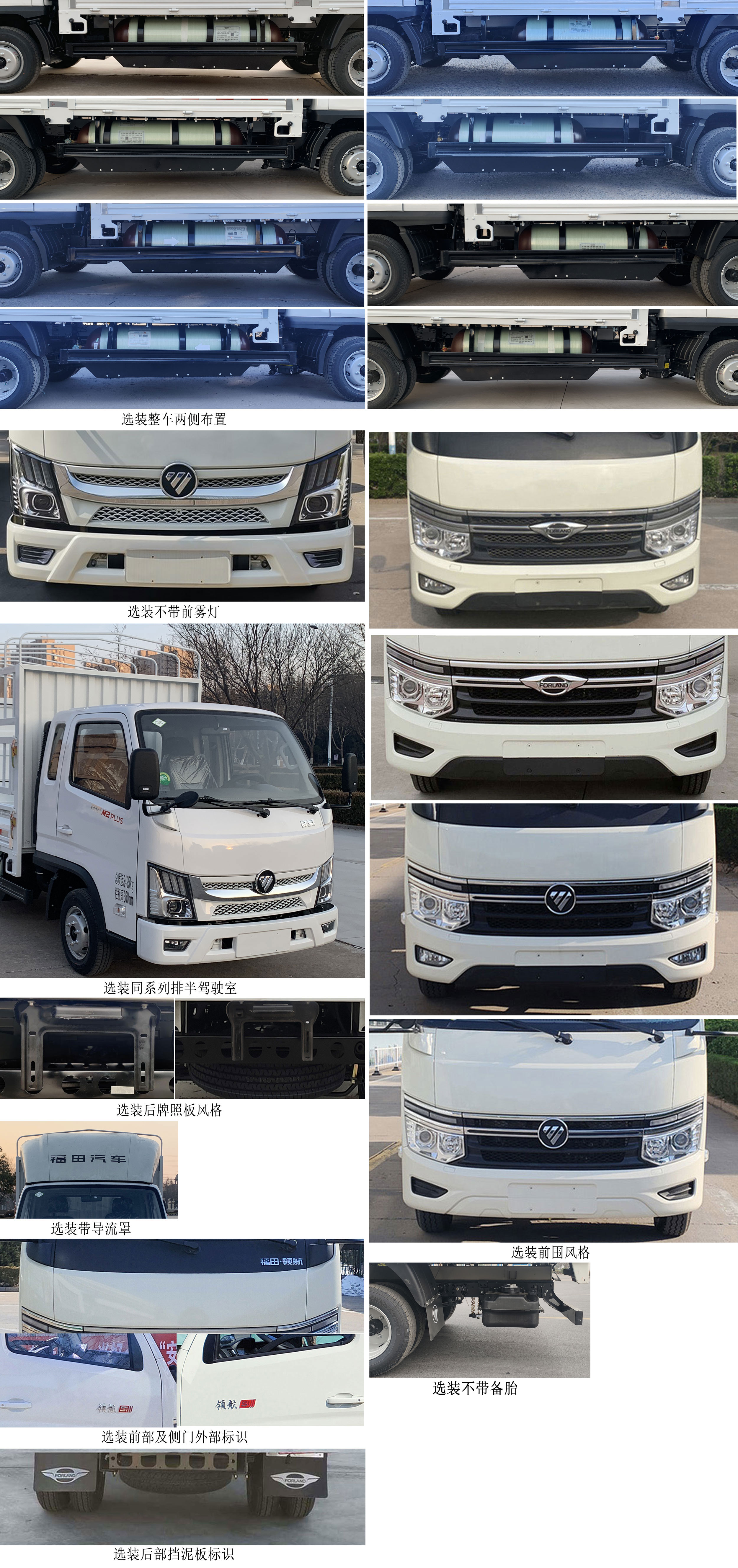 福田牌BJ5035CCY3JC6-33倉柵式運輸車公告圖片