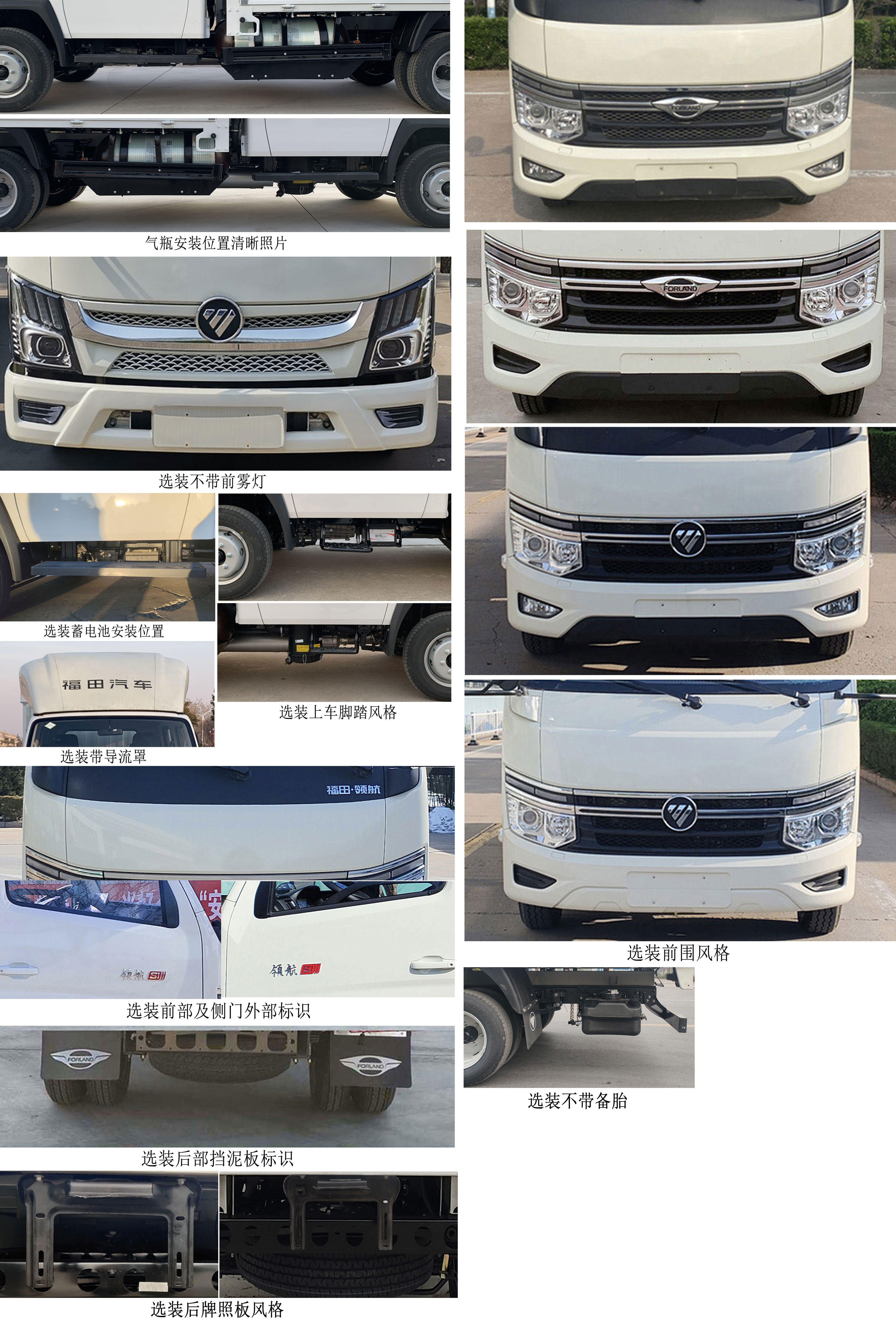 福田牌BJ5035CCY3AC6-33倉柵式運輸車公告圖片