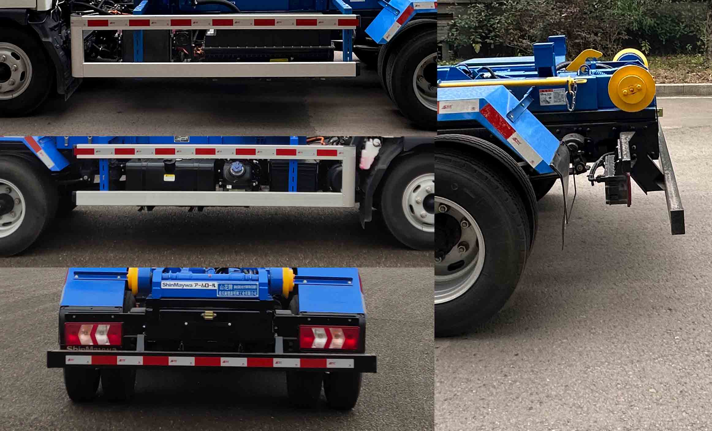 山花牌JHA5046ZXXHFPHEV插電式混合動力車廂可卸式垃圾車公告圖片