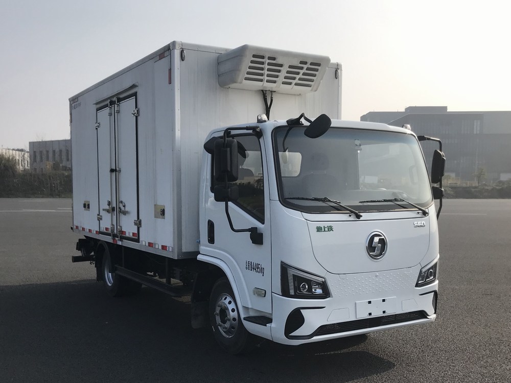 陜汽牌SX5040XLCBEV341NA純電動冷藏車公告圖片