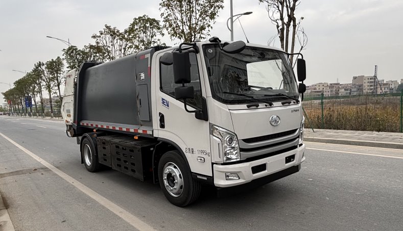 廣環(huán)牌GH5123ZYSSHBEV純電動(dòng)壓縮式垃圾車公告圖片