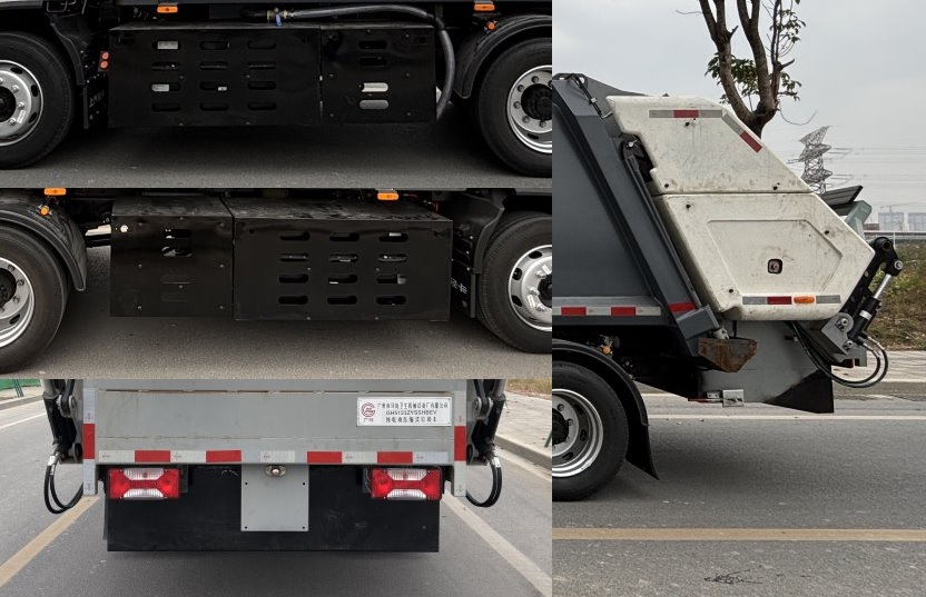 廣環(huán)牌GH5123ZYSSHBEV純電動(dòng)壓縮式垃圾車公告圖片