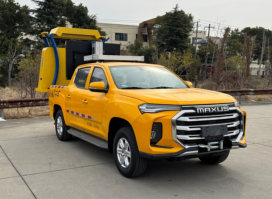 申驰牌SQL5030TFZD8BEV-8纯电动防撞缓冲车