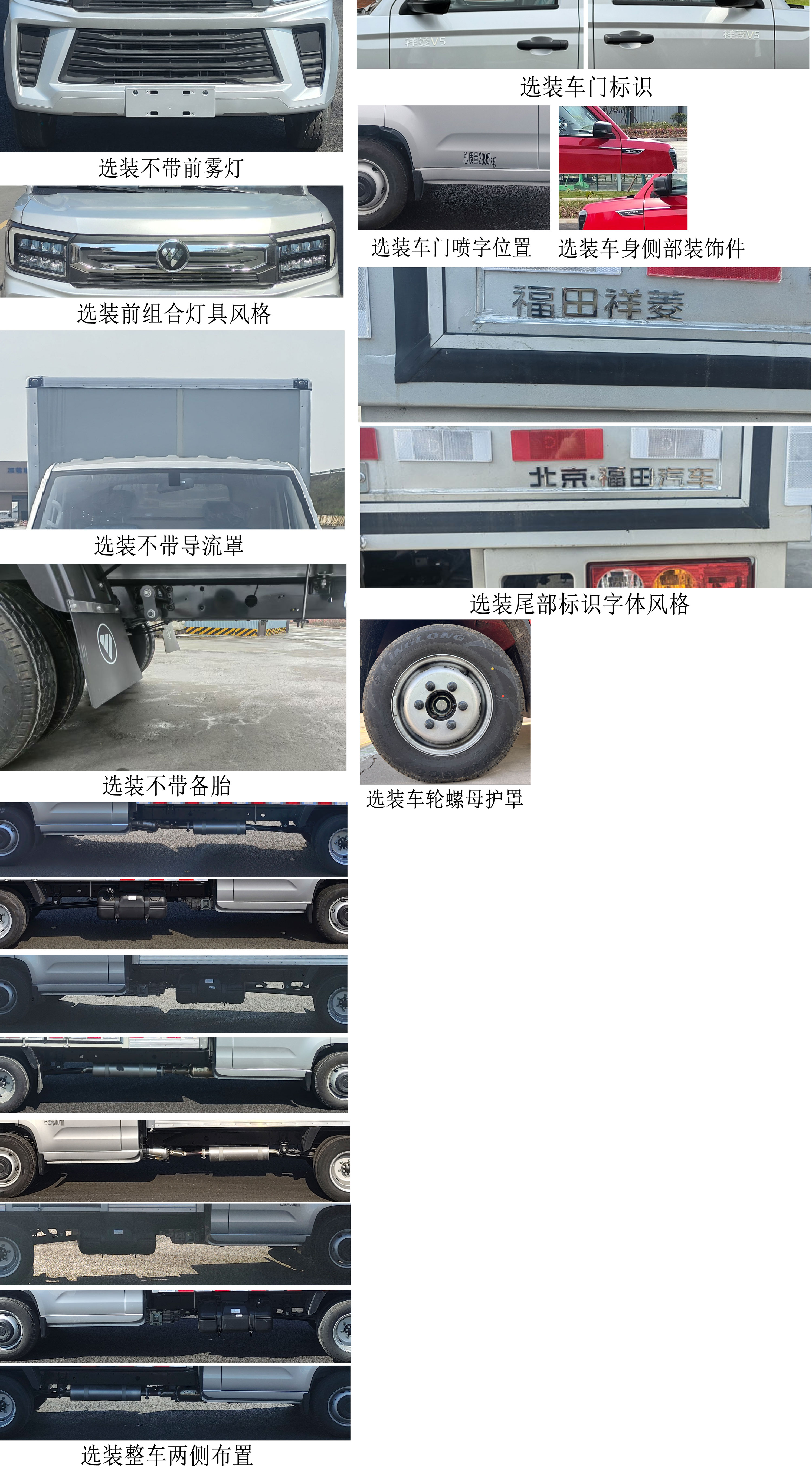 福田牌BJ5030XXY3JV7-88廂式貨車公告圖片