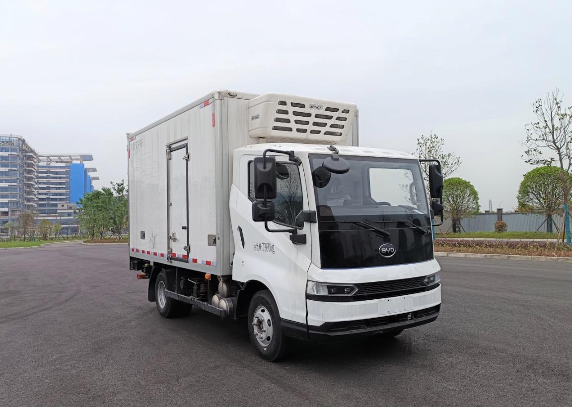 比亞迪牌BYD5072XLCBEV1純電動冷藏車公告圖片