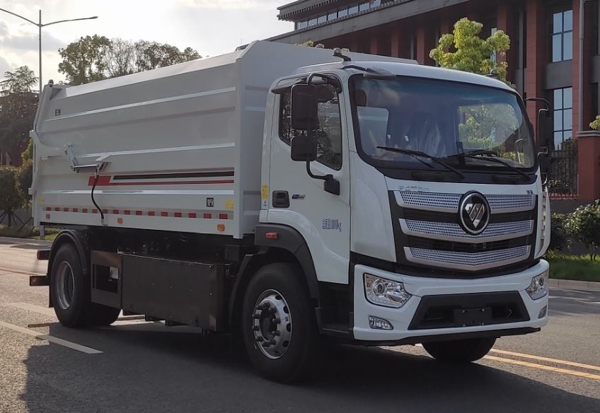 福田牌BJ5180ZXLEV-H1純電動(dòng)廂式垃圾車公告圖片