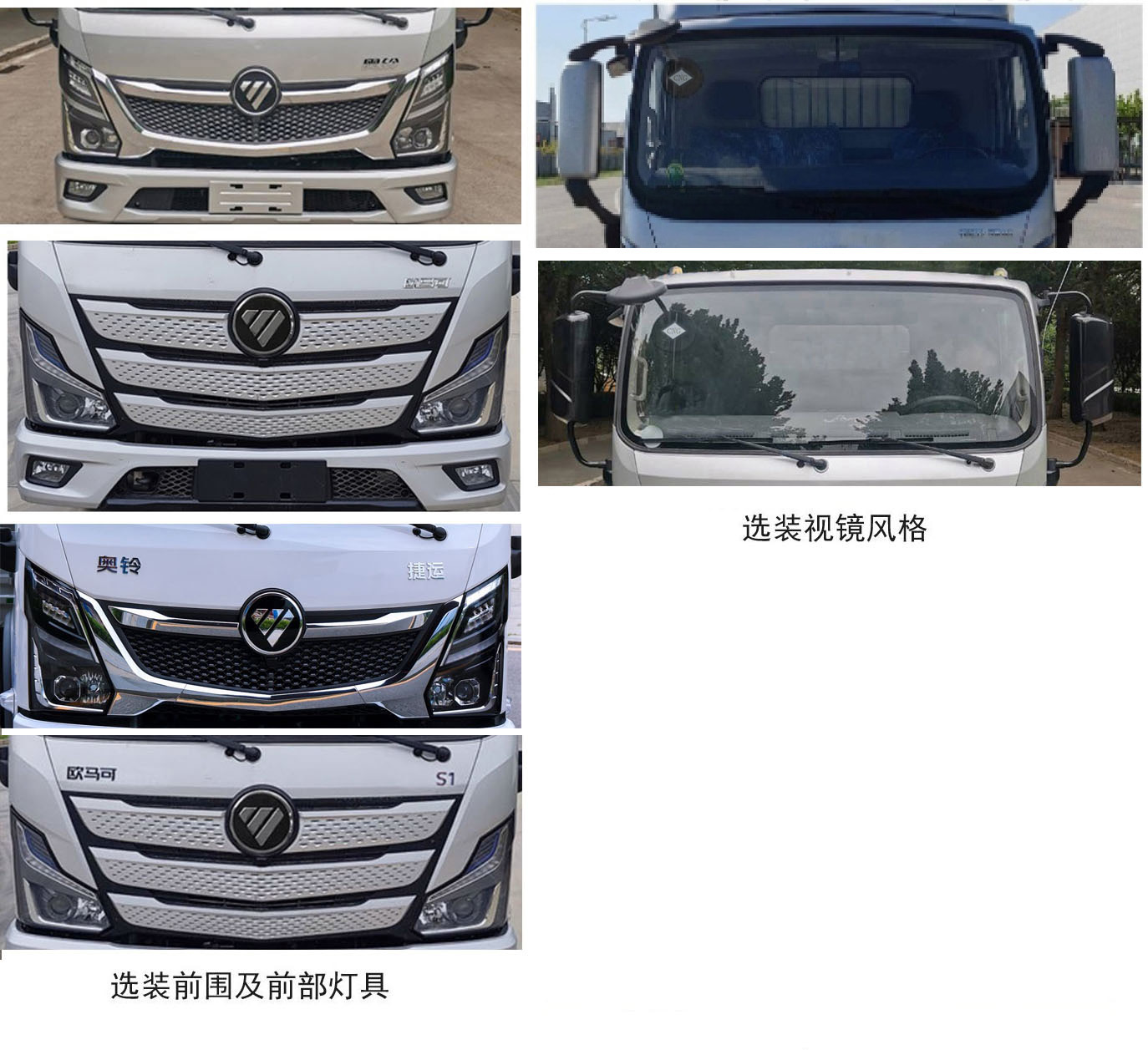 福田牌BJ5044XXY9JCA-58廂式貨車公告圖片