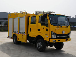 大流量排水抢险车