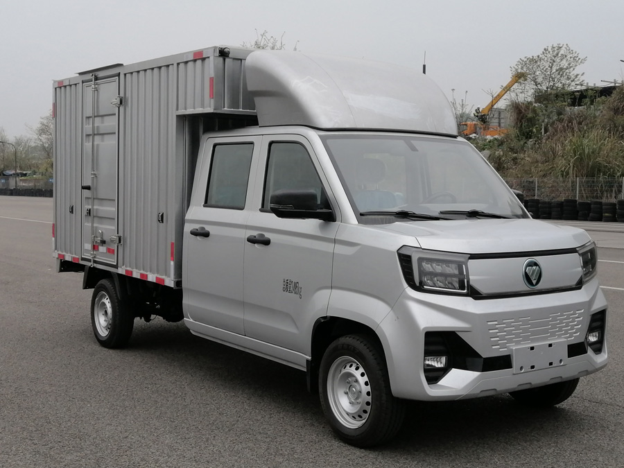 福田牌BJ5030XXYEV86純電動(dòng)廂式貨車公告圖片