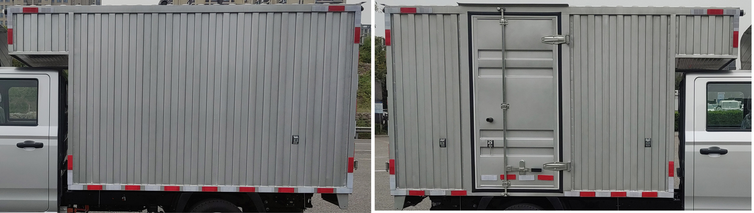 福田牌BJ5030XXYEV86純電動(dòng)廂式貨車公告圖片