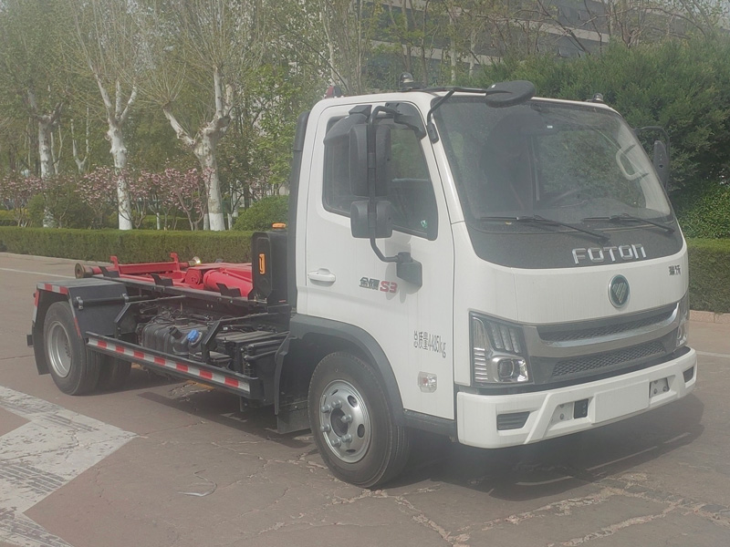 BJ5045ZXXPHEV53型換電式插電式混合動力車廂可卸式垃圾車圖片