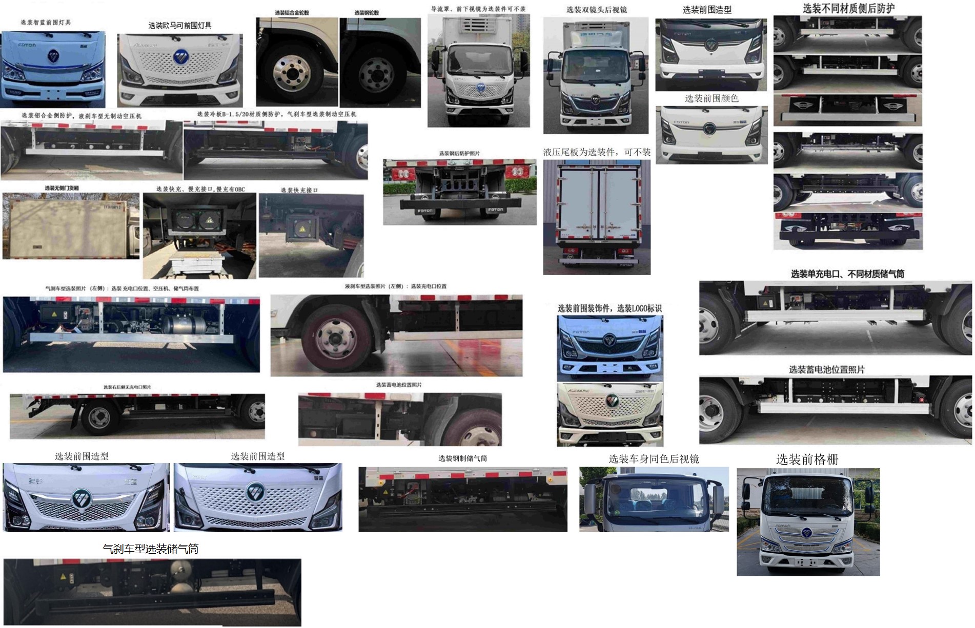 福田牌BJ5040XLCEVZ5純電動(dòng)冷藏車公告圖片