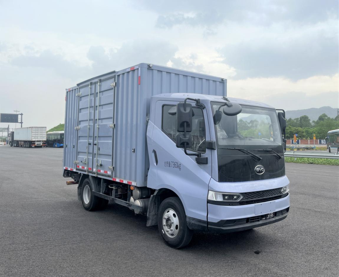 比亞迪牌BYD5072XXYBEV1純電動廂式貨車公告圖片