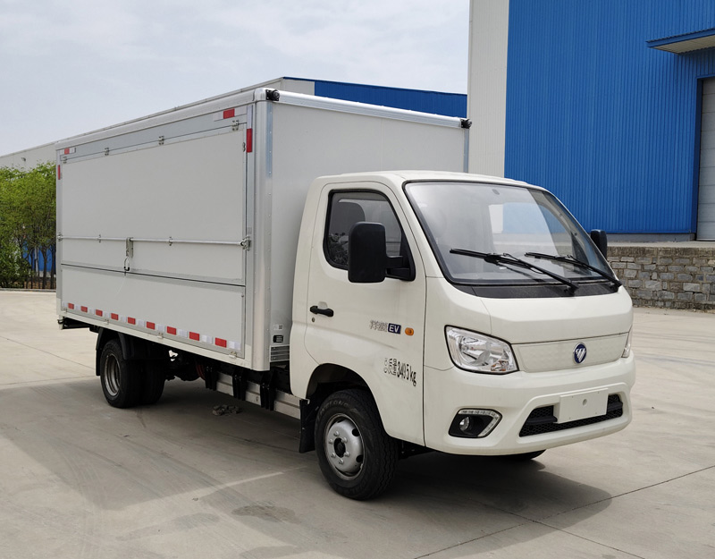 福田牌BJ5032XYKEV4純電動翼開啟廂式貨車公告圖片