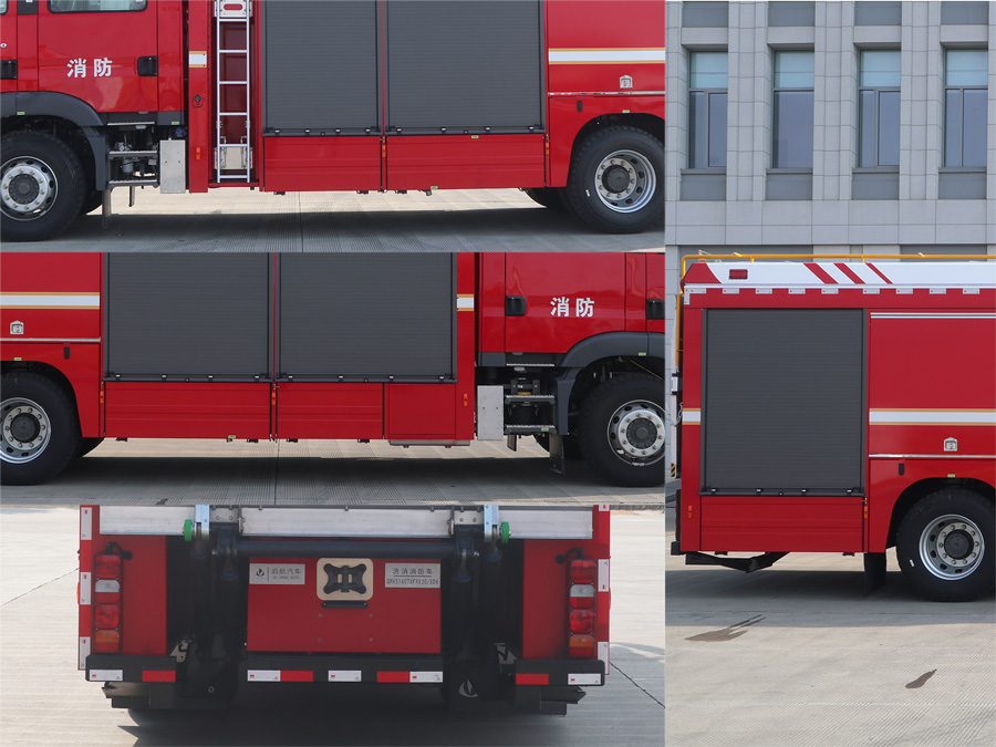啟敬牌QHV5170TXFXX30/SD6洗消消防車公告圖片