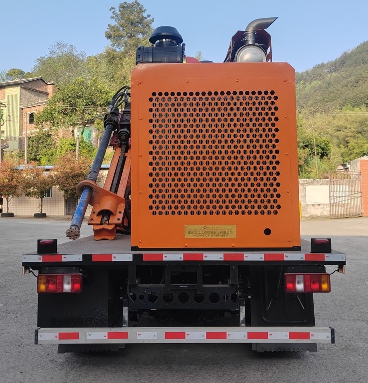 渝宏精工牌YHQ5080TQX160A護欄搶修車公告圖片