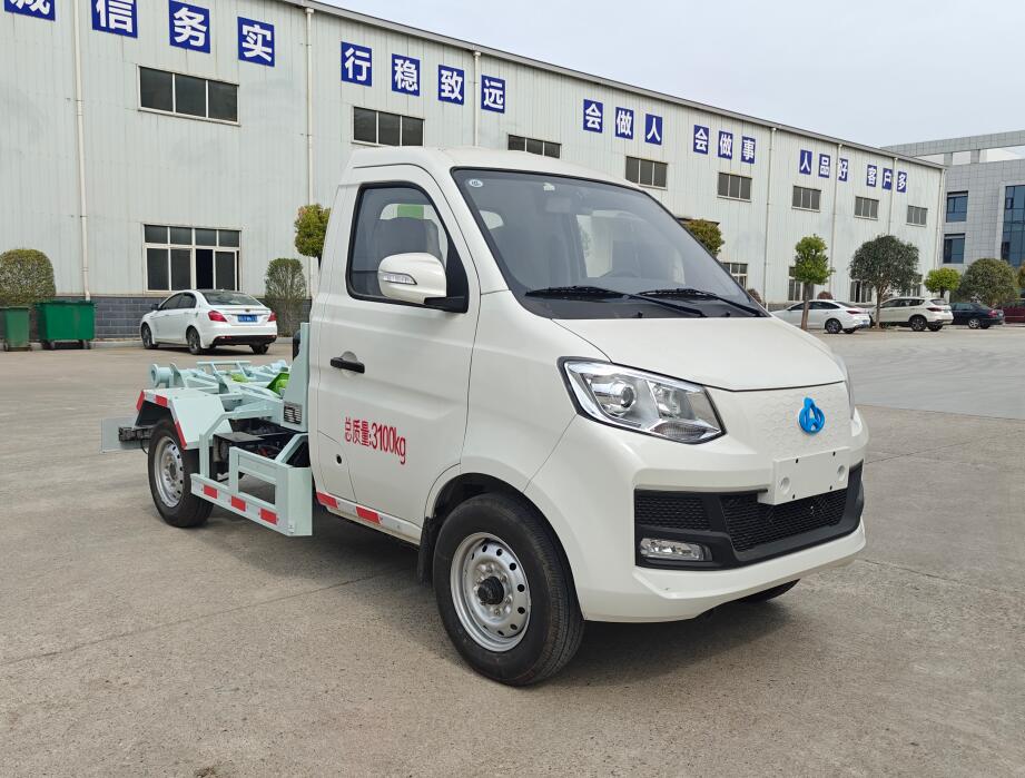 冠遠(yuǎn)牌SCY5030ZXXCEV純電動(dòng)車廂可卸式垃圾車公告圖片