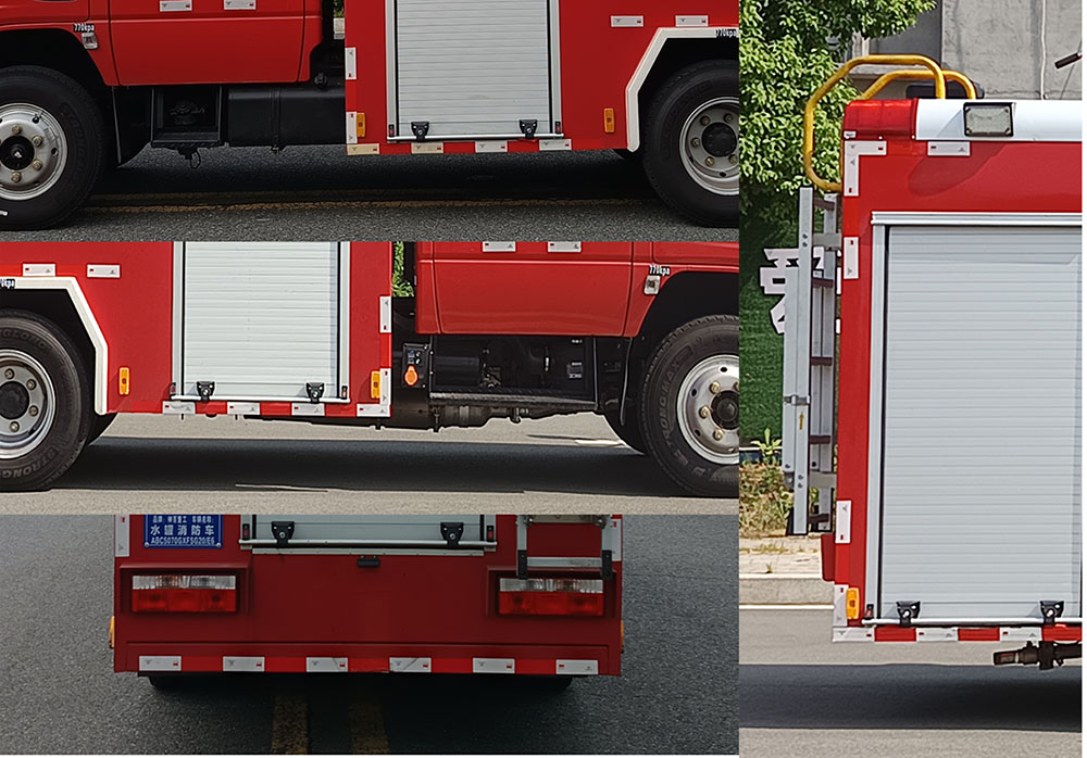神百重工牌ABC5070GXFSG20/E6水罐消防車公告圖片