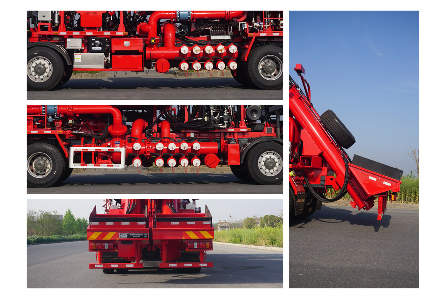 四機(jī)牌SJX5331THS混砂車公告圖片