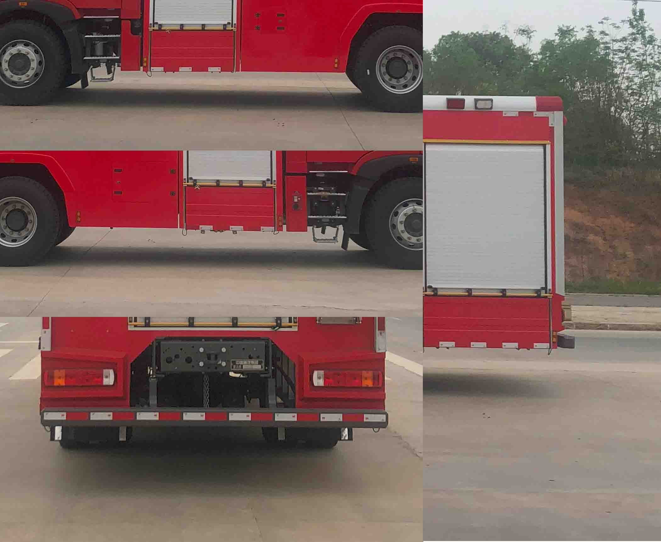 凱力風(fēng)牌KLF5190GXFSG80/H6水罐消防車公告圖片