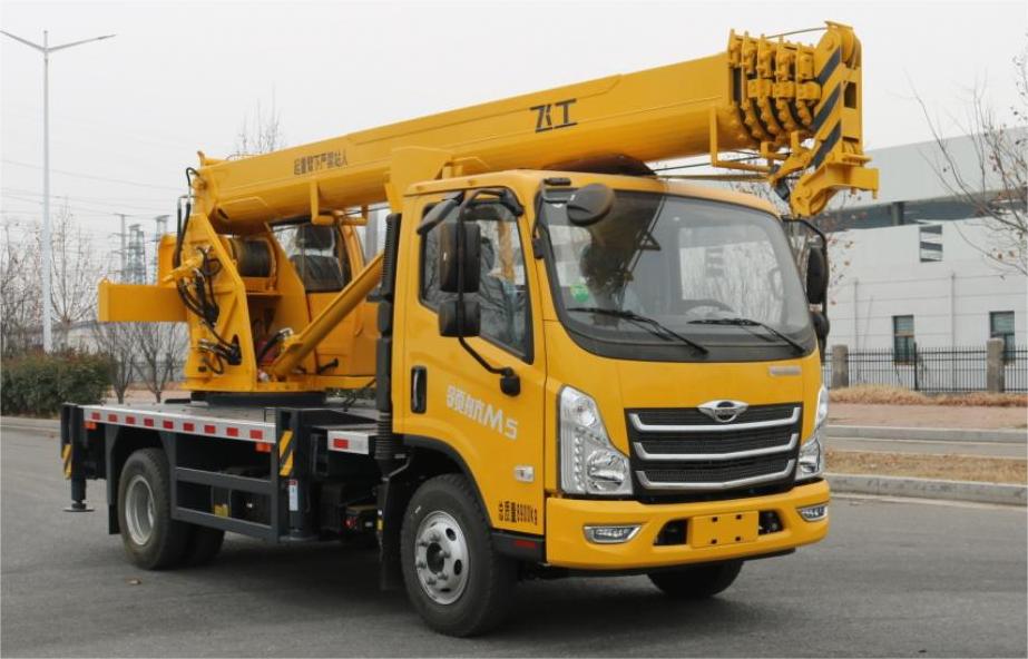 新飛工牌HFL5092JQZ汽車起重機公告圖片