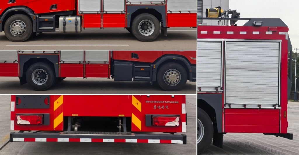 焱澤牌MDZ5180GXFAP40/SN壓縮空氣泡沫消防車公告圖片