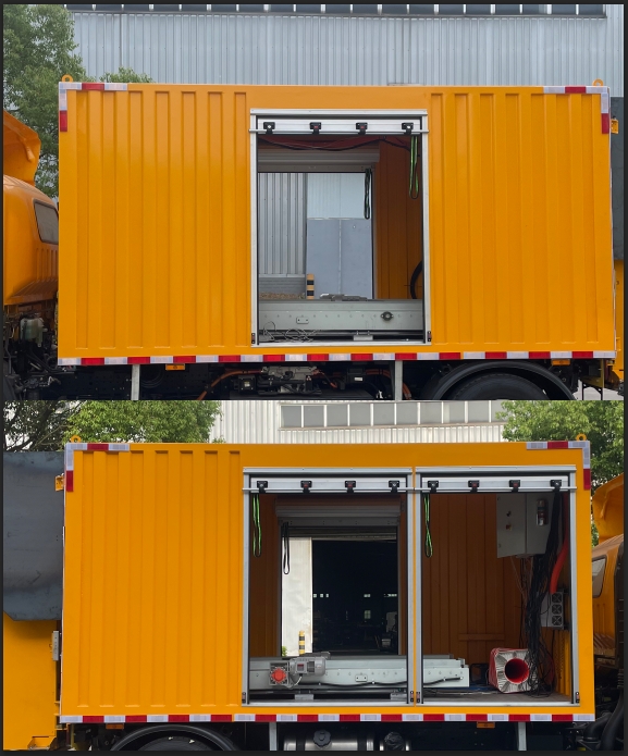 國(guó)機(jī)重工牌CHL5060XGCYHEV插電式混合動(dòng)力交通錐收集工程車公告圖片