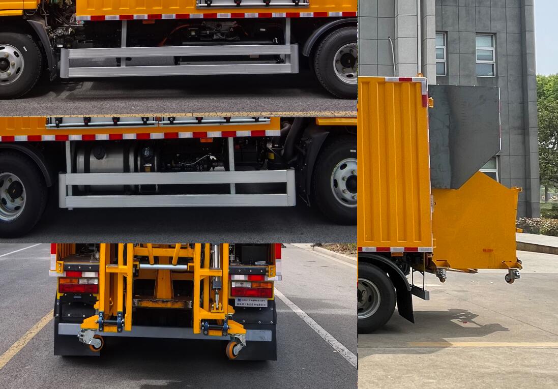 國(guó)機(jī)重工牌CHL5060XGCYHEV插電式混合動(dòng)力交通錐收集工程車公告圖片