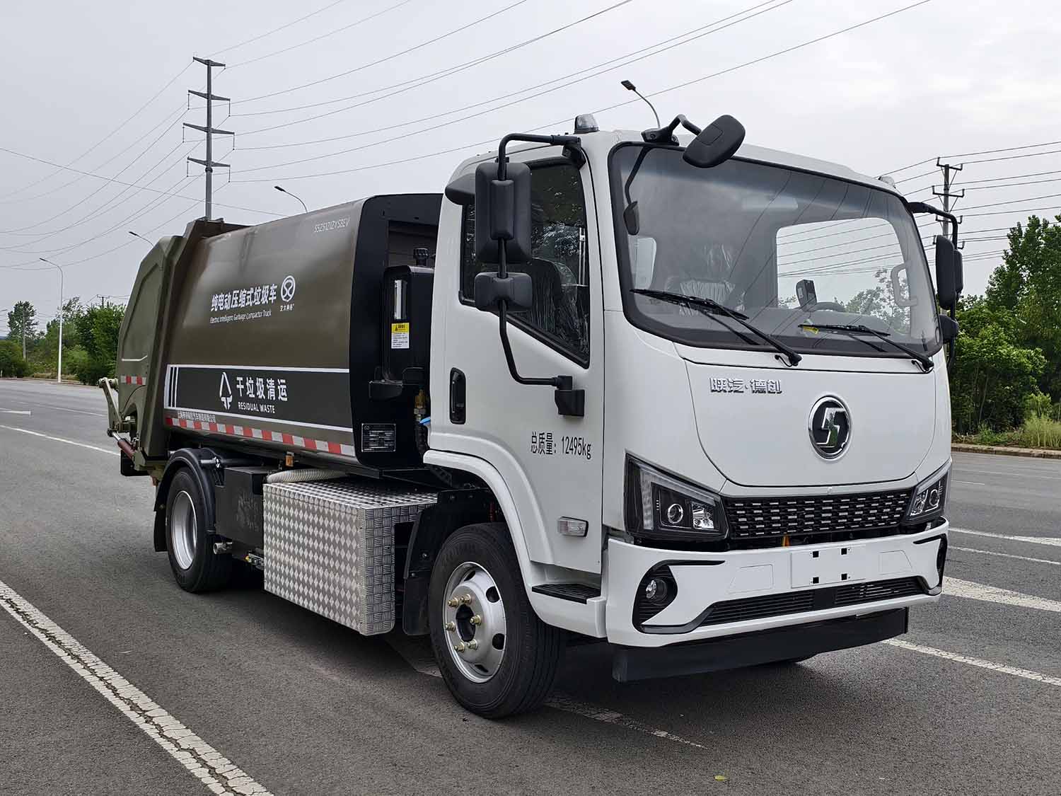 SSZ5121ZYSBEV型純電動(dòng)壓縮式垃圾車(chē)圖片