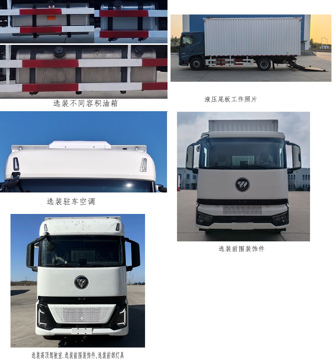 福田牌BJ5186XXY-09廂式貨車公告圖片