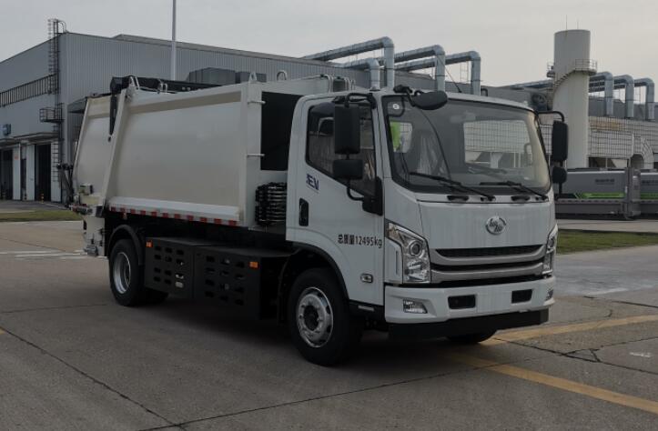 百易長青牌JBY5120ZYSBEV純電動(dòng)壓縮式垃圾車公告圖片