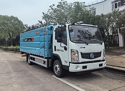 SYS5080XTYDFABEV型純電動(dòng)密閉式桶裝垃圾車圖片