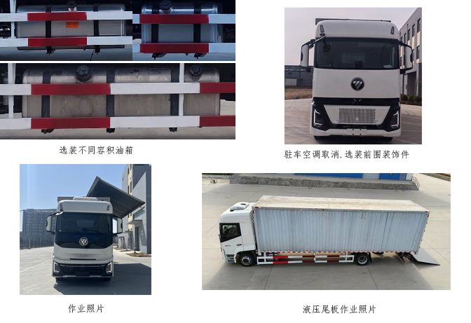 福田牌BJ5186XYK-07翼開啟廂式貨車公告圖片