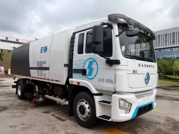 陜汽牌SXD5180TSLBEV1純電動(dòng)掃路車
