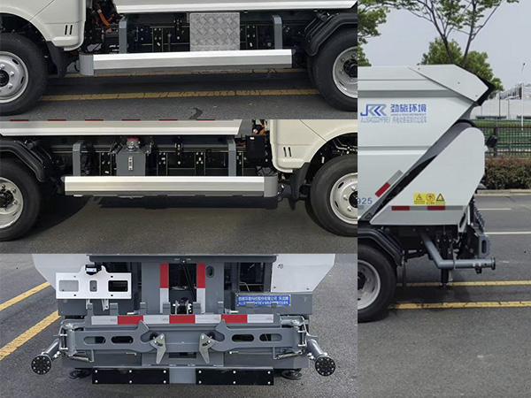 樂(lè)潔牌JLL5040ZZZHFBEV純電動(dòng)自裝卸式垃圾車公告圖片