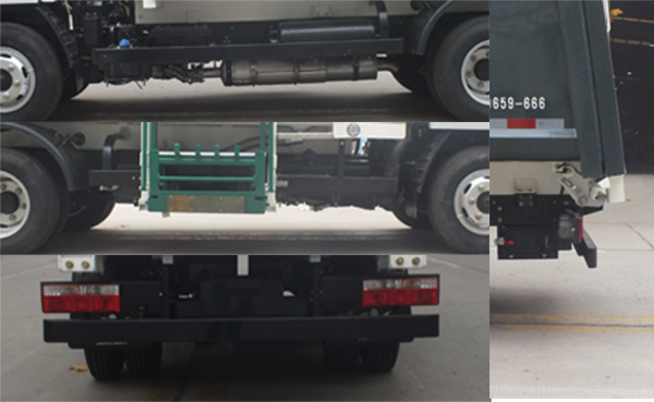 森源牌SMQ5070ZZZEQE6自裝卸式垃圾車公告圖片