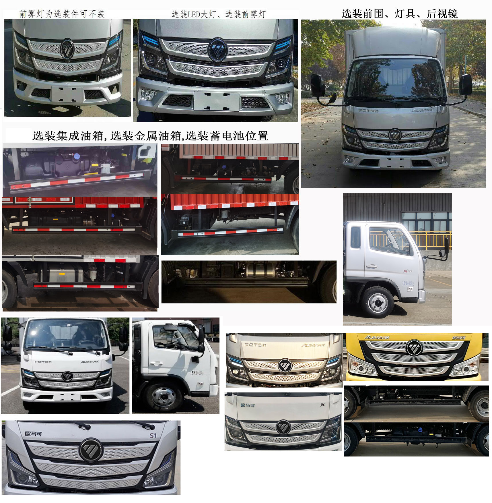 福田牌BJ5044XXY-FM廂式運(yùn)輸車公告圖片