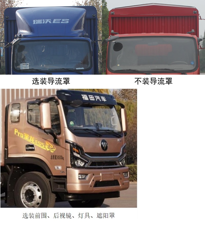 福田牌BJ5244CCYNPFB-01倉(cāng)柵式運(yùn)輸車公告圖片