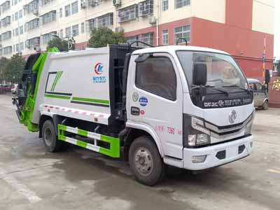 程力威牌CLW5070ZYSD6壓縮式垃圾車公告圖片