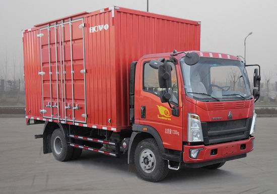 豪沃牌ZZ5117XXYH3315F1廂式運輸車公告圖片
