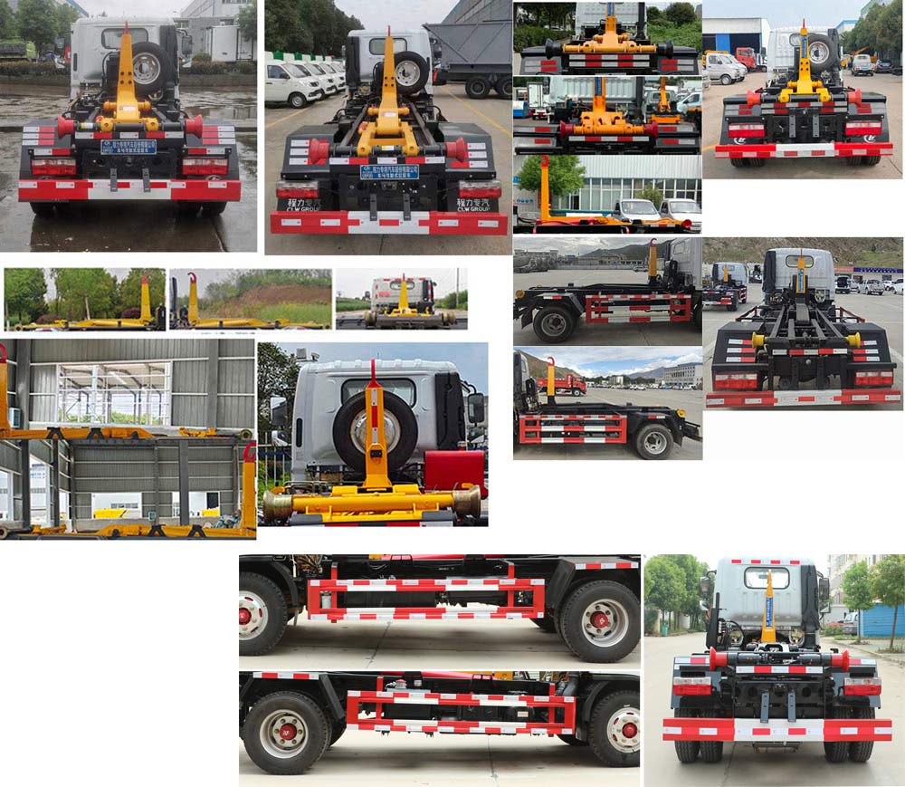程力威牌CLW5070ZXXD6車廂可卸式垃圾車公告圖片